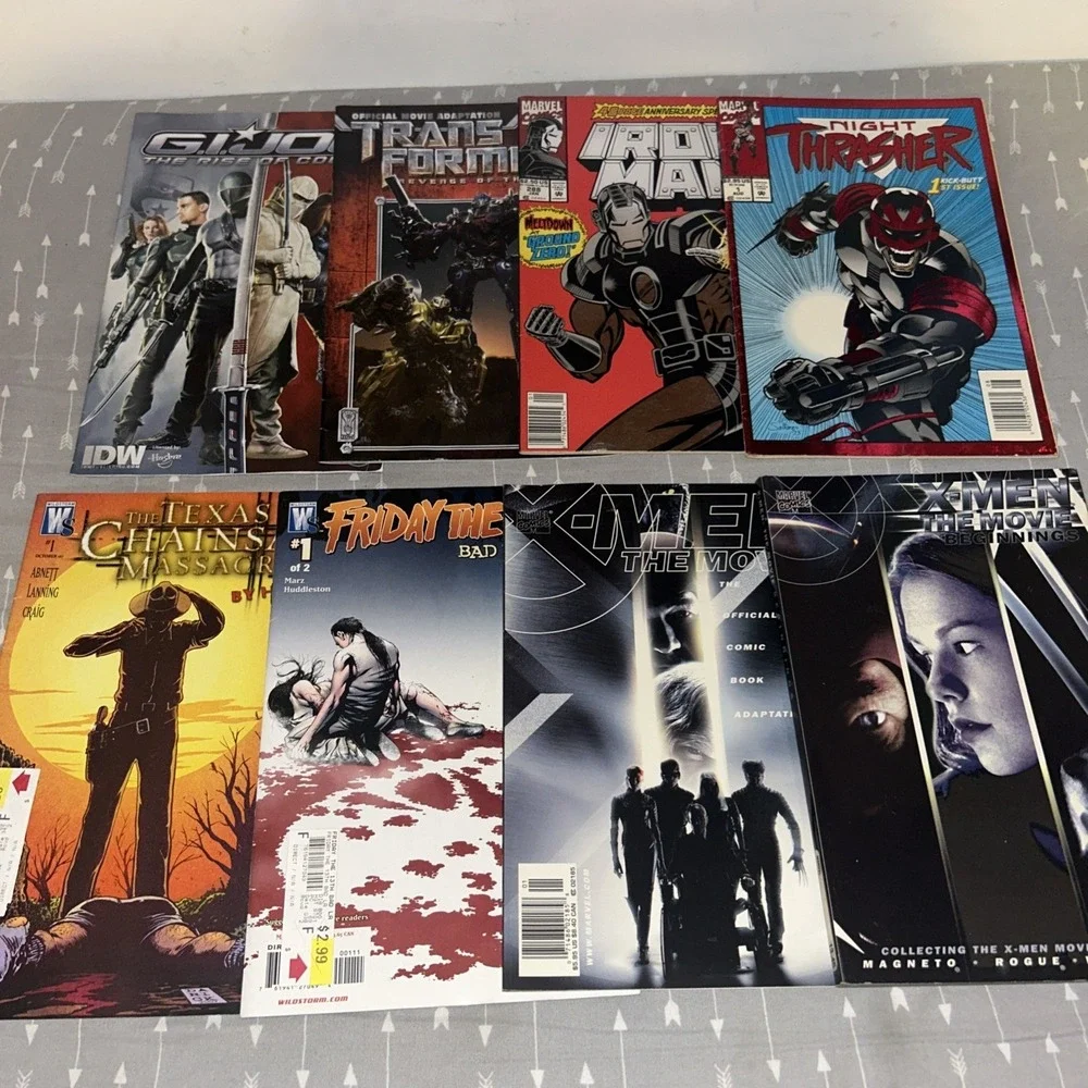 Marvel Comic‎ Lot Gi Joe, Transformers, Xmen, Horror